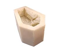 Molde de silicona para hacer Halloween, diseño de calavera irregular, molde para hornear chocolate, fondant, decoración de pasteles, cubitos de hielo