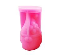 Molde de silicona para hacer velas, molde de silicona enano de Navidad para hacer caramelos, molde de silicona antiadherente reutilizable para chocolate, dulces, decoración de pasteles, vela de cera