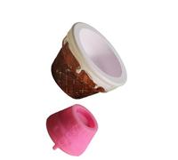 Molde de silicona para helado derretido colorido para yeso, taza, vela, artesanía, herramienta multifuncional reutilizable, molde artesanal para helado reutilizable