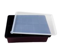 Molde de silicona para helados, forma de bloque de hielo que se puede desmoldar fácil y fácilmente, bandeja reutilizable para congelador, para cóctel, café, zumo, vino, bar, fiesta,