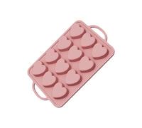Molde de silicona para hornear: diseño de doce cavidades, material de silicona flexible, patrón en forma de corazón, acabado de fácil liberación | Ideal para apartamento, cocina, granja, día de San Va
