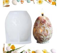 Molde de silicona para huevos de Pascua,Molde de silicona para Pascua - de vela de huevo de de para fundición | de fundición de resina epoxi, arte de moldeo de yeso
