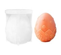 Molde de silicona para huevos de Pascua, moldes de silicona para velas de Pascua, molde de silicona 3D, molde de huevo de Pascua, molde de silicona para velas, moldes de silicona para primavera