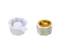 Molde de silicona para inciensos de estilo árabe para manualidades de cera derretida y proyectos de resina, quemador de silicona personalizable para artículos perfumados