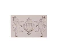 Molde de silicona para jabón con forma creativa, decoración de helado antiadherente para moldes de silicona caseros, formas cuadradas pequeñas, tamaño pequeño, color blanco