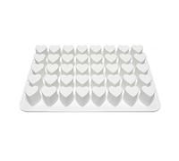 Molde de silicona para jabón, cuadrado, ovalado, para fondant, decoración de tartas, cilindro de corazón, chocolate, hecho a mano, para hacer dulces, molde para hornear con forma de corazón
