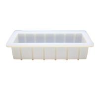 Molde de silicona para jabón de 1500 ml, molde cuadrado para tostadas, molde casero, herramienta de fabricación de jabón grueso, molde de resina para manualidades