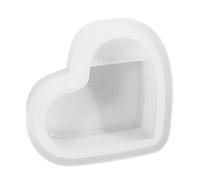 Molde de silicona para jabón, molde de vela para el corazón | Molde artesanal de silicona 3D,Molde de hormigón flexible, suministros de artesanía portátil para yeso, manualidades, decoración