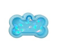 Molde de silicona para llavero, diseño de corazón epoxi, moldes para hacer joyas, kit de fundición de resina epoxi con agujeros para UV