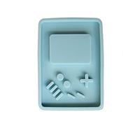 Molde de silicona para llavero, máquina de juego cuadrada, moldes de fundición de resina epoxi UV, decoración para hacer colgantes, molde de silicona cuadrado pequeño para fundición de resina epoxi