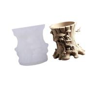 Molde de silicona para macetero flexible para organizadores de resina de hormigón y decoración del hogar hecha a mano para proyectos, creaciones, joyas, plantas de resina para hogar, molde de