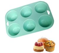 Molde de silicona para magdalenas, molde para magdalenas, 2 moldes antiadherentes | Molde de cocina para hornear bocados de huevo, tartas, galletas, pasteles oppie, molde de maíz