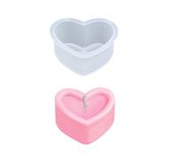Molde de silicona para manualidades, chocolate, dulces, postres, formas de corazón, diseño de fácil liberación, moldes de silicona para fiestas