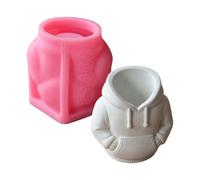 Molde de silicona para manualidades en hogar, soporte para bolígrafos, vela en forma de ropa y organizador de escritorio, molde para aficionados a las manualidades, almacenamiento de escritorio,