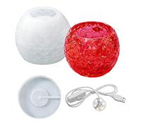 Molde de silicona para manualidades, soporte decorativo para velas de té, suculentas, macetas, aromaterapia, soporte de yeso