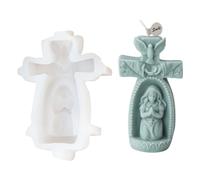 Molde de silicona para oración para niño/niña, adornos de cera, moldes de resina epoxi para decoración del hogar, molde de regalo para niños