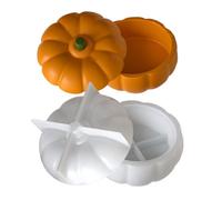 Molde de silicona para otoño | Forma de resina de Halloween para cajas de confitería | Decoración para el hogar no -STICK para fundir yeso, arcilla, chocolate, fondant, joyas, joyas, ventanas, fiestas