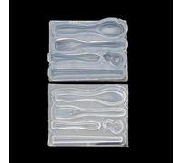 Molde de silicona para palillos, cucharas, tenedores, utensilios de cocina necesarios, adornos para el hogar, herramienta de Navidad