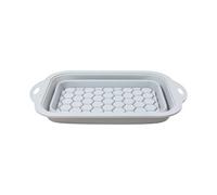 Molde de silicona para pan, sartén antiadherente, soporte rectangular simple para chocolate, liberación eficiente de pasteles, molde de postre plegable para pasteles horneados, helados en cocina o