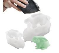 Molde De Silicona Para Pascua Y Semana Santa Forma 3D De Conejo