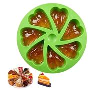 Molde de silicona para pasteles,7-molde para hornear en forma de corazón - Molde de caramelo reutilizable - para gelatina, chocolate, caramelo, y fabricación de velas