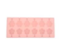 Molde de Silicona para Piruletas con Tapa, Rosa, Reutilizable | Antiadherente y Flexible, Materiales Seguros, para Bricolaje y Repostería Casera, Fácil Guardado