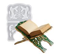 Molde de silicona para porta libros | Herramienta de fundición, molde de silicona para sujetalibros | Para la decoración del hogar y del escritorio para la oración, la exposición el arte, la artesanía