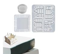 Molde De Silicona Para Portavelas, Molde Para Fundición, Forma De Silicona Para Base De Vela Con Diseño De Casa Hueca, Para DIY Yeso Resina Chocolate Forma De Gelatina Principiantes Día De San Valentí