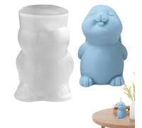 Molde de silicona para repostería, molde de conejo para Pascua | Adorable Easter Bunny Aromatherapy Plaster Mold For Candle Wax | Crafting Tool, Aromatherapy Plaster Mold, Home Kitchen, Easy to