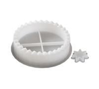 Molde de silicona para resina, calendario de cuenta regresiva para candelabro de Navidad, moldes reutilizables de fácil liberación para cemento, arte, hormigón, fabricación de yeso