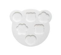 Molde de silicona para sellos de sellado, diseño antiadherente flexible y reutilizable, moldes de resina para velas de chocolate, para manualidades, panaderos, bricolaje