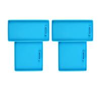 Molde de silicona para tarjetas de identificación, 2 cavidades, moldes de silicona para tarjetas de identificación de resina epoxi, soporte de carrete de insignia, proyecto creativo de resina