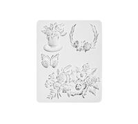 Molde de silicona para tartas de flores, conos de pino para hornear, resina epoxi, fondant, chocolate, flor, nueces, silicona, chocolate, fondant, decoración