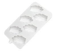 Molde de silicona para tartas, moldes para repostería de seis cavidades, forma de postre francés, bandeja antiadherente flexible, herramienta para hornear pudín de chocolate, golosinas caseras, cocina