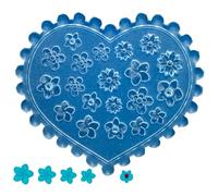 Molde de silicona para uñas, diseño de flores, herramienta de entrenamiento profesional, perfecto para varias ocasiones, moldes de arcilla en miniatura