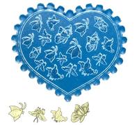 Molde de silicona para uñas, diseño de flores, herramienta de entrenamiento profesional, perfecto para varias ocasiones, moldes de arcilla en miniatura