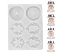 Molde de silicona para velas de árbol de Navidad, reutilizable | Antiadherente, fácil de disolver, para cemento, resina y jabón, decoración de mesa