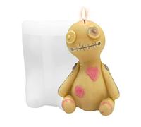 Molde de silicona para velas de Halloween de terror para velas de aromaterapia, cera casera, yeso, decoración de arcilla polimérica