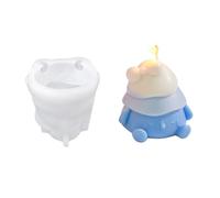 Molde de silicona para velas de Navidad, decoración del hogar, proyectos de manualidades