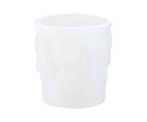 Molde de silicona para velas, diseño cilíndrico de caricatura miel, antiadherente, fácil de aflojar | Molde de silicona grande de 8,5 cm, ideal para velas caseras, yeso, jabón, arcilla, manualidades