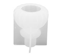 Molde de Silicona para Velas, Molde de jabón en Forma de Calabaza único, Reutilizable, portátil, Flexible, fundición de Resina, Bricolaje