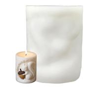Molde de Silicona para Velas,Molde de Silicona 3D en Relieve de Ardilla y Bellota, para Arcilla - para Manualidades de Resina y Yeso en Apartamento, Granja, y Hogar