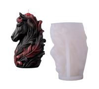Molde de silicona para velas, molde de silicona resistente al calor para hacer velas, jabón, resina epoxi, decoración de festivales, calidad alimentaria