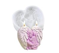 Molde de silicona para velas - Molde para velas perfumadas - Moldes de ángeles decorativos para manualidades, resina, decoración casa y mesa