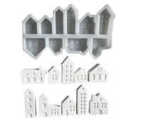 Molde de silicona para velas, moldes de silicona de fácil liberación, molde de resina portátil reutilizable para manualidades y decoración del hogar