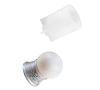 Molde de silicona para velas para proyectos de velas hechos a mano, molde de esfera estilo bola de con referencia de tamaño, esfera de bola de, orbe de silicona
