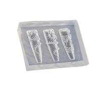 Molde De Silicona Profesional Para Uñas Diseño De Acento En Relieve Herramienta De Elaboración De Manicura Reutilizable Flexible Para Uso Doméstico En Salón Molde Para Accesorios De Uñas