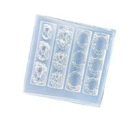 Molde De Silicona Profesional Para Uñas Diseño De Marco De Medusa Herramienta De Artesanía Reutilizable Accesorios De Joyería Herramienta De Artesanía De Uñas Con Cabeza De Serpiente Medusa