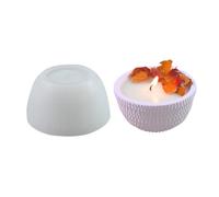 Molde de silicona redondo versátil para cuenco de hormigón, fácil de usar, molde redondo de silicona para creación de resina y hormigón, molde grande para cuencos