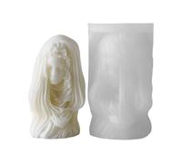 Molde de silicona resistente flexible accesorio para la divinidad figura de yeso arte fácil de limpiar ornamento